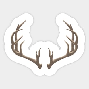 Antler Illustration Sticker